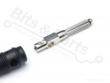 Banaanstekker/banaanplug 4mm zwart 
